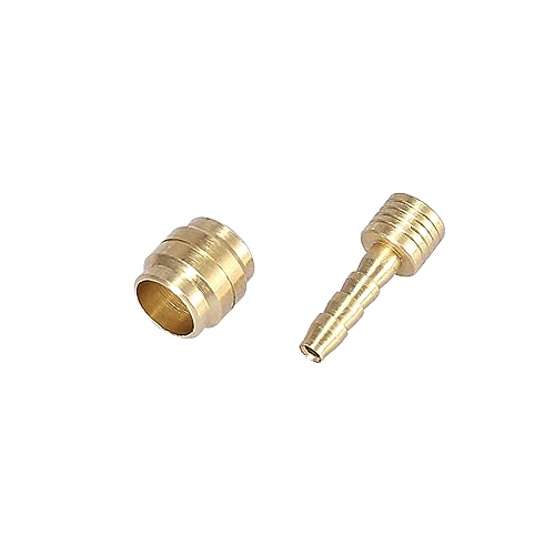 X AUTOHAUX 10 Sets Bicycle Hydraulic Brake Olive Brass Connecting Insert Kit, Copper - Image 4