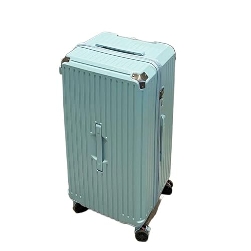 Suitcase Large Capacity Suitcase ABS PC Large Size Luggage Trolley Case with Five Wheels Fall Unisex Travel Bags (Color : Blue, Size : 36 inch)