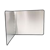 uxcell Oil Splash Guard, Stainless Steel Foldable Splatter Block for Frying Pan, Stove Shield, Kitchen Range Hood Wall Shield, 17.7