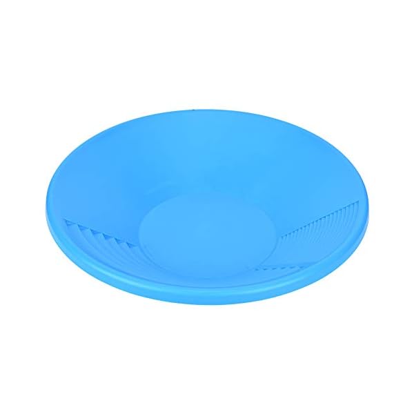 DEWIN Plastic Blauwe Gouden Pan met Dubbele Geweren Gouden Washulpmiddel voor Panning Mijnbouw Baggeren