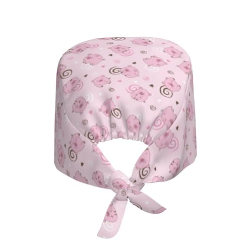 Image of Surgical Caps Men Women, Scrub Cap with Sweatband Adjustable