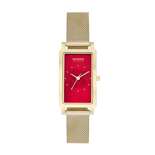 Image of Skagen Hagen Lille Rectangular Stainless Steel Watch for Women