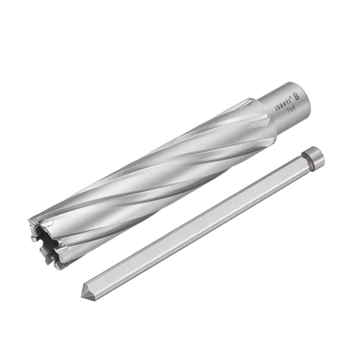 QUARKZMAN Kreisförmiger Fräser 1 Zoll Durchmesser 4 Zoll Tiefe 3/4 Zoll Schaft TCT Schneidbohrer Mit Stift Für Magnetbohrmaschine