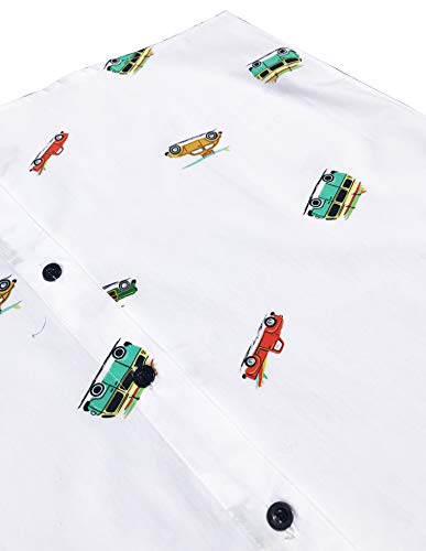 Image of Molokai Surf Button Down Slim Fit Hawaiian Short Sleeve Shirts