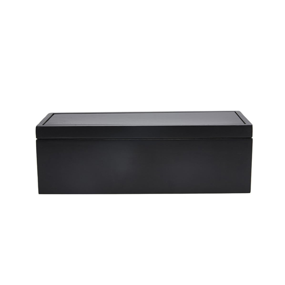 Ciieeo Caja de Almacenamiento y Gestión de Línea Eléctrica para Cables Negra de Madera Diseño Ranurado para Organización Rápida Hogar