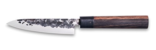 3 Claveles Cuchillo de Verduras Japonés, Mango de Madera, Línea Osaka - (13.5 cm)