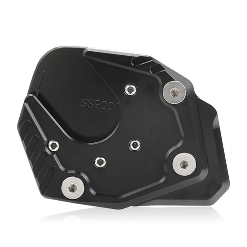 に適合するHONDA X-ADV750 NC750X 2021 2022 2023用オートバイキックスタンドパッド延長フットサイドスタンドプレートアクセサリー(Black black)