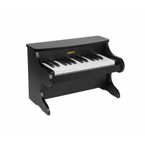 ZIPPY 25-key Kids Piano Keyboard (Wood, 2 Octaves)