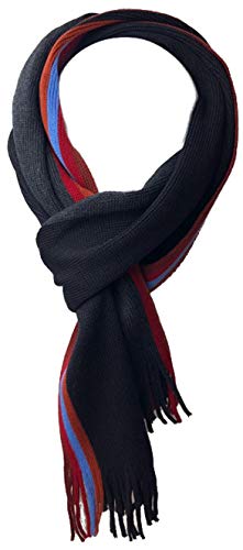 Foulard homme tricoté anti-irritation en laine mérinos douce grise