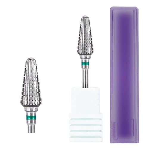 Mozulon ネイルドリルビット 回転式バーミリングネイルカッタービット 電動マニキュアペディキュアツール用 1個(Tungsten 28)