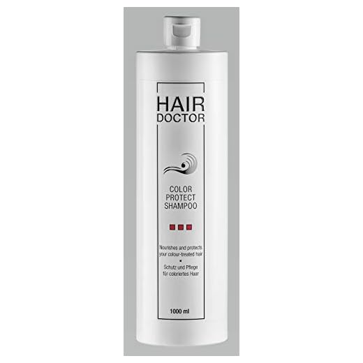 HAIR DOCTOR - Färdigt skydd SHAMPOO – professionellt schampo för färgat hår närande med mangokärnolja 1000 ml