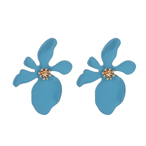Boucles d'oreilles en argent grand modèle fleur, le cadeau idéal pour elle