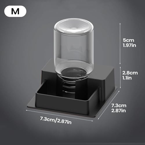Generischer Reptilien- Wasserspender- Automatic Waterer | Leak Proof Tank Accessory für Gecko Lizard Snake, Trinkgerät, stabiles Nicht- Spill- Design, Easy Refill Hydration System für Indoor-4