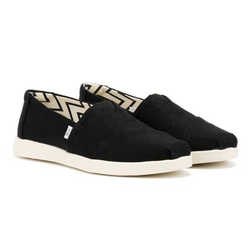 Image of TOMS Women's Alpargata Plus Slip On Espadrille, Textile Upper, Relaxed Fit, CloudBound Insole, Stretchy Easy On and Off