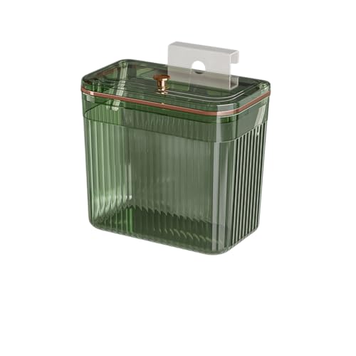 Poubelle murale 9L avec couvercle hermétique anti odeur en PET
