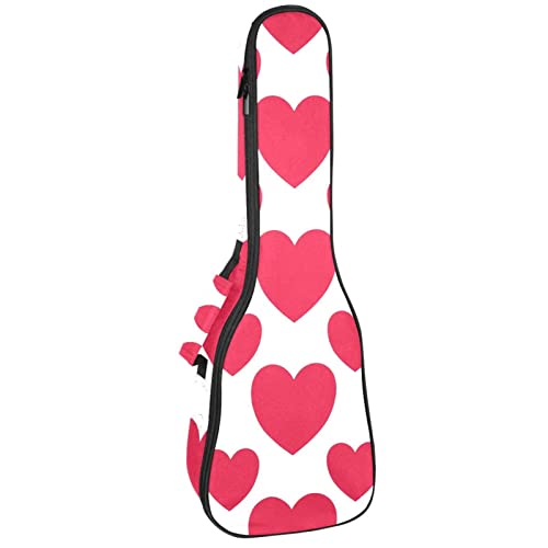 Sac ukulélé concert 10mm robuste avec grande poche de rangement