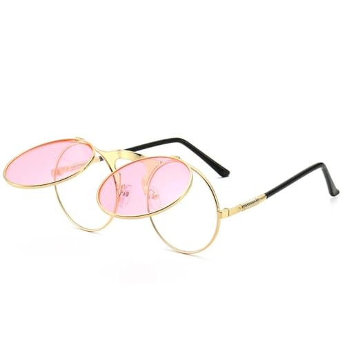 Lunettes steampunk à rabat pour festivals et soirées rétro-futuristes