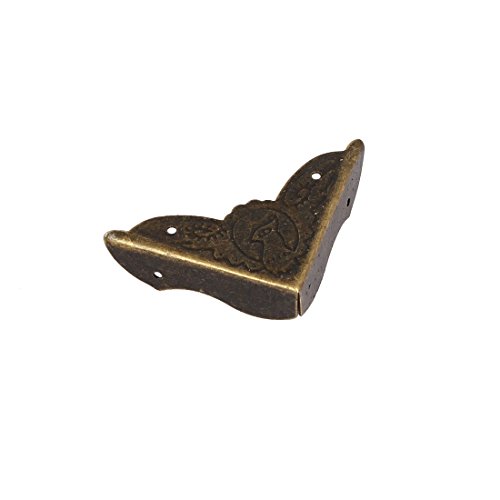 Aexit Guardaspigolo angolare inciso a forma di scatola da scrivania con retro in stile 40x40x11mm ID: 284646