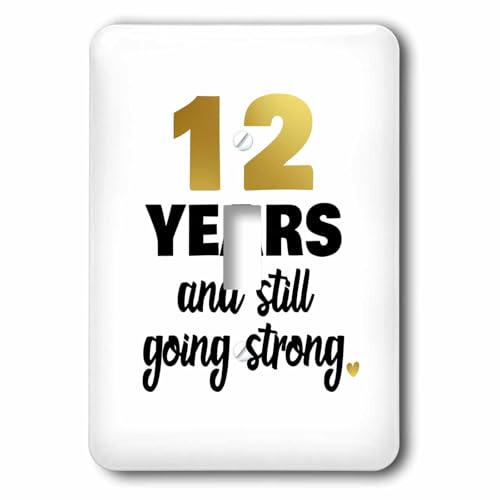 Interrupteur à baïonnette 12 Years Still Going Strong cadeau anniversaire mariage - 2