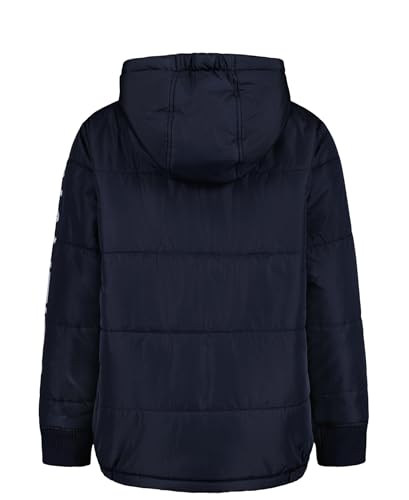 Image of Nautica Boys' Heavyweight Hooded Bubble Jacket With Polar Fleece Lining