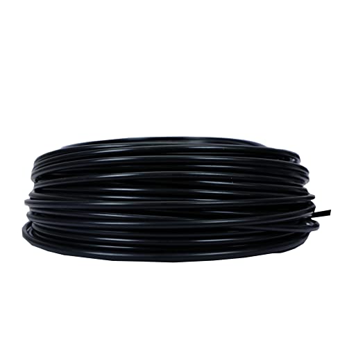 Cinagro Drip Irrigation 16mm Diameter Main Supply Line Pipe 100 Meter Roll, Flexible Black Watering Hose Tube for Garden Plants, Trees, Terrace Gardening, Farming & Irrigation System Accessories Use