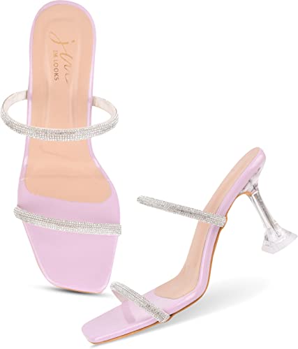 Image of JM LOOKS Women Slim Solid Comfortable Sole Kitten Heel Sandals For Womens & Girls IRF-108-X