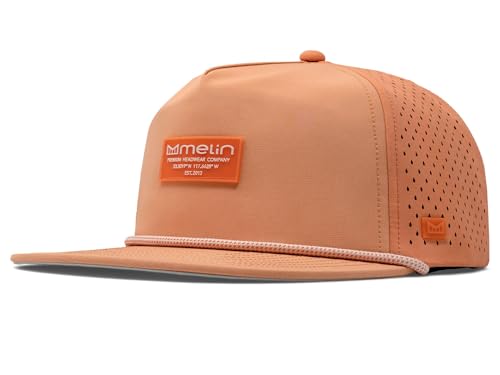 Image of melin Coronado Brick Hydro, Performance Snapback Hat, Water-Resistant Baseball Cap for Men & Women