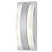 Westinghouse Lighting 6357900 Corsten One-Light LED Luster Finish with Frosted Acrylic Shade Outdoor Wall Fixture, Brushed Nickel