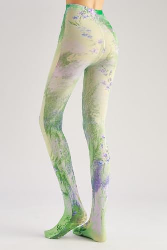 Image of Sahabowi Women Tights, Sheer High Waist Pantyhose, Vintage Control Top Stockings