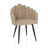 Housse en velours de luxe avec surpiqûre élégante : le tissu doux et velouté de qualité supérieure avec surpiqûre élégante confère à la chaise un aspect particulièrement élégant et en fait le point fort de n'importe quel décor.
