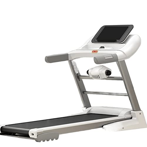 Image of Household Small Folding Multi-Function Ultra-Quiet Indoor Gym Treadmill Motorized Running Machine (White)