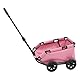 Ejoyous Hundewagen für Kleine Hunde, Hundebuggy klappbar 4 Räde r für Hunden bis 12 kg, Faltbarer Hunde Trolley Hundebuggy, für Kleine Hunde Katzen