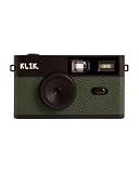 Klik Screen-Free Digital Camera | Stay Present & Capture Vintage Retro-Style Photos | 8MP, 3 Film-Style Filters, 500 Shots Per Charge, Built-in Flash, USB-C Photo Transfer, Rechargeable (Green)
