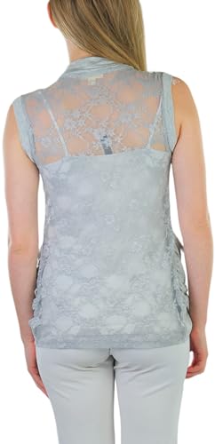 Image of ToBeInStyle Womens Open Front Casual Shrug Lightweight Layering Cardigan Sleeveless or Short Sleeve
