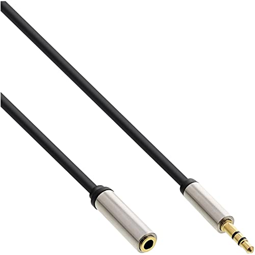 InLine 3.0 m 3.5 mm, 3.5 mm 3 m 3.5 mm 3.5 mm BLACK AUDIO CABLE, AUDIO CABLES (3 m, 3.5 mm, 3.5 mm, Male Connector
