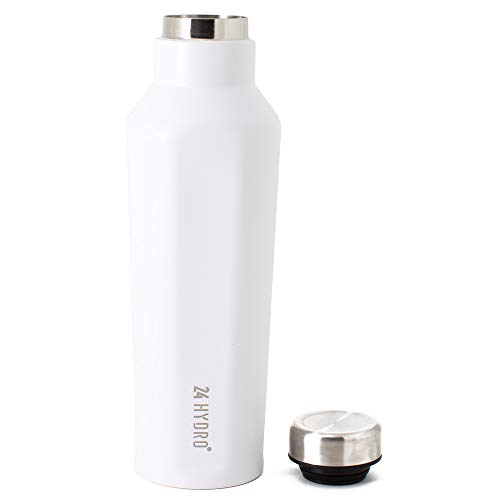 Image of Neoflam 24 Hydro Tumbler, Water, Hydration Bottle, 500ml, Marble White