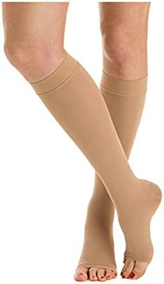 Mediven Plus -Calf / Open Toe - Compression 3° - Aperta - II, beige, normal | Medical Compression Stockings | Prophylactic & Advanced Usage for Venous Problems | Comfortable Plus Heel