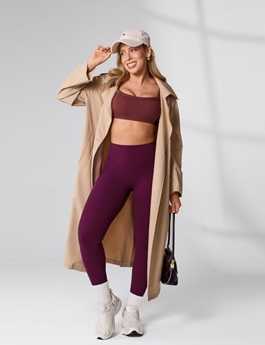 Image of UNISSU Hugcurve No Front Seam High Waisted Workout Leggings for Women Buttery Soft Yoga Pants Gym Athletic Tights - 25''