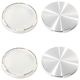 DewFlew 4Pcs Wheel Center Caps for TRD 16' Beadlock Style Wheel Rim 104mm(4.09in) Silver Hub Cap, Replacement PT280-35220-G0 PTR18-35092 TOY-22-08 Wheel Cover