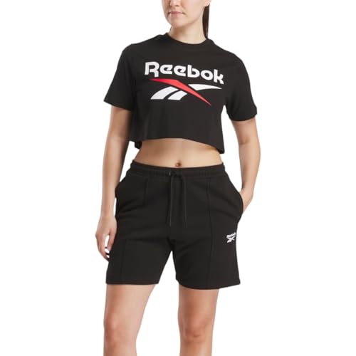Reebok Sadie 2 Colour Logo CRW Cropped SS Tee t-shirt femme à col rond