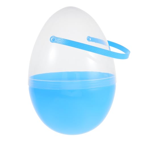HOODANCOS Large Plastic Easter Egg Party Favor Fillable And Openable Large Egg-Shaped Container For Easter Candy Openable Easter Egg Favor