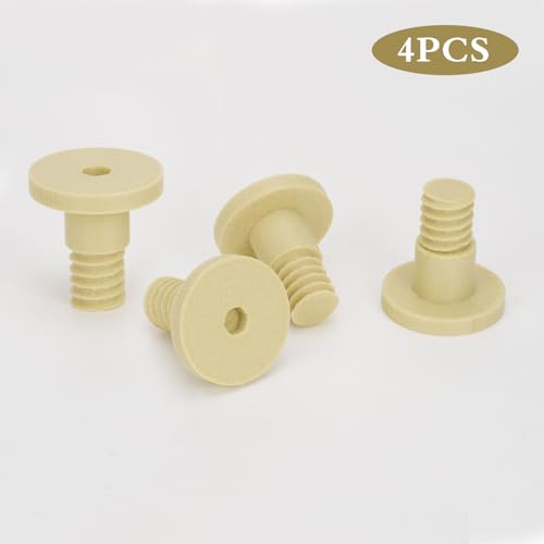 Image of Replacement Bolts Compatible with Suncast /Craftsman Storage Sheds,4 Pack Carbon Fiber Plastic Screw for Storage Sheds