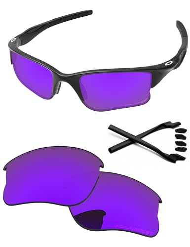 Image of Replacement Lenses & Rubber Kits for Oakley Half Jacket 2.0 XL OO9154 62mm - Precise Fit, UV Block, Impact Resistant