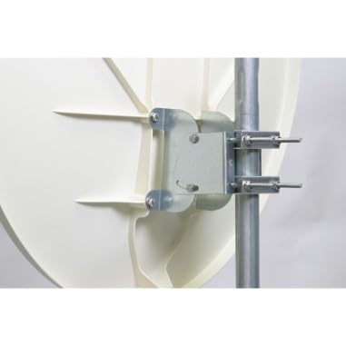 Pack - Parabola satellitare in fibra composita, 85 cm + LNB singolo + Vega 3 ricevitore TV satellitare Full HD + scheda