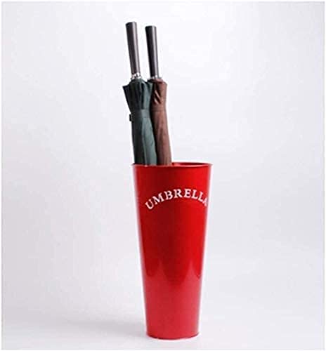 Porte-parapluies anti-gouttes en fer rouge pour protéger vos sols