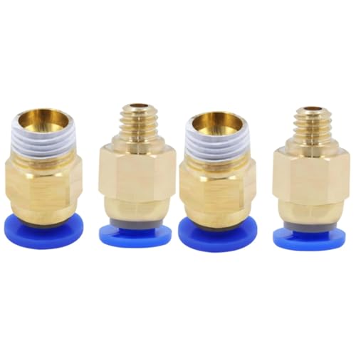 BESTonZON 8pcs High Pressure Resistant Pneumatic Connectors Quick Fittings for Air Tools Printer