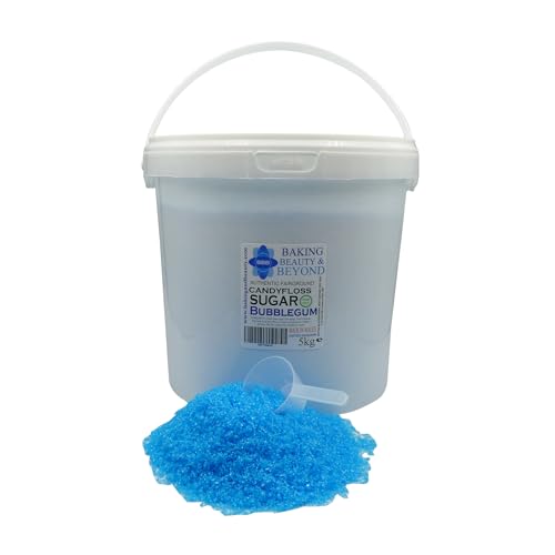 Baking Beauty and Beyond Premium Candy Floss Sugar 5kg - Bubblegum Flavour