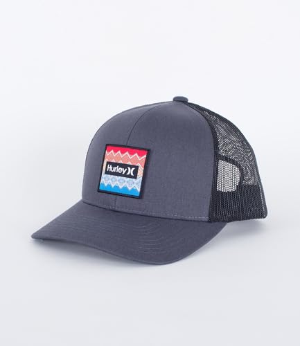 Image of Hurley Men's Caps - Fairway Trucker Mesh Baseball Cap - Snap Back Hats for Men