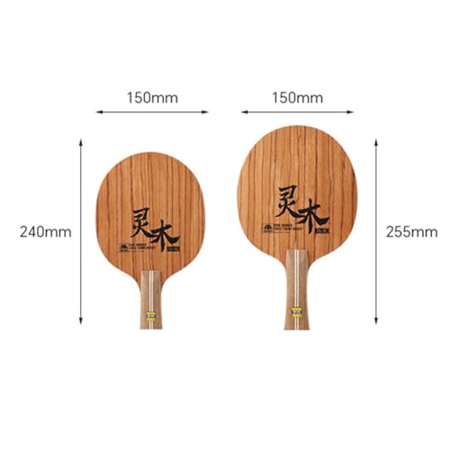 FACAIIO Table Tennis Blade Paddle with 7 Layer Wood Construction Long Handle - Image 8