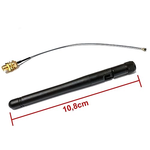 Kit com: 2x Antena Wifi compatível com Esp8266 Esp NRF24L01 SIM800L ESP32-WROOM-32U e ESP32Cam